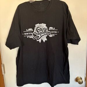 Chris Stapleton XXL black and white men’s graphic T-shirt